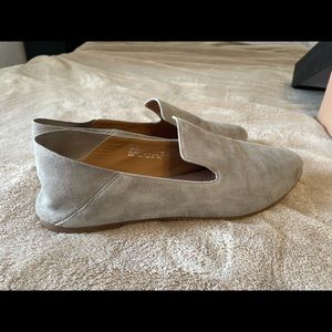 Halogen heather suede loafers